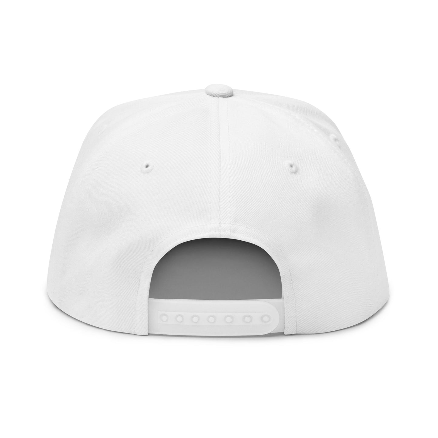 Flat Bill Chic Embroidered Cap